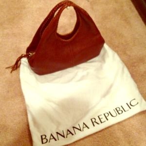 Banana Republic real leather handbag