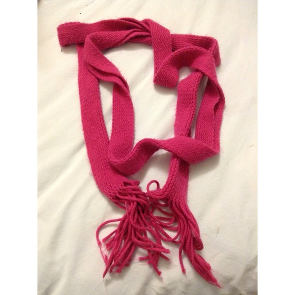 Pink scarf