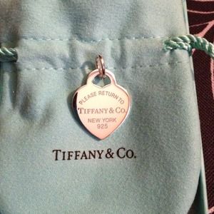 Tiffany blue heart charm & Tiffany 1837 Lock