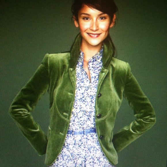 J.Crew Velvet Jacket