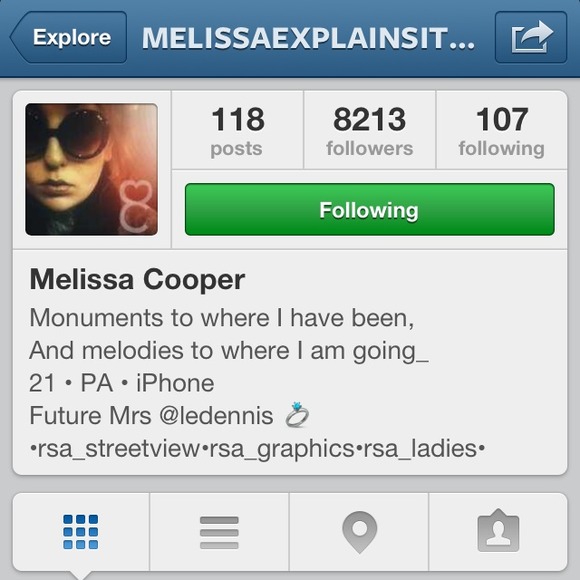 Follow me on Instagram