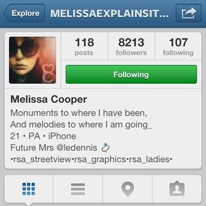 Follow me on Instagram