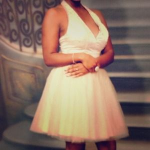 Replica Marilyn Monroe dress.