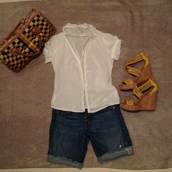 Zara White Top (Shown with Great Posh Finds)