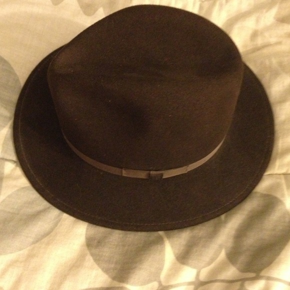 Women's or Men's Dark Brown Fedora - on hold