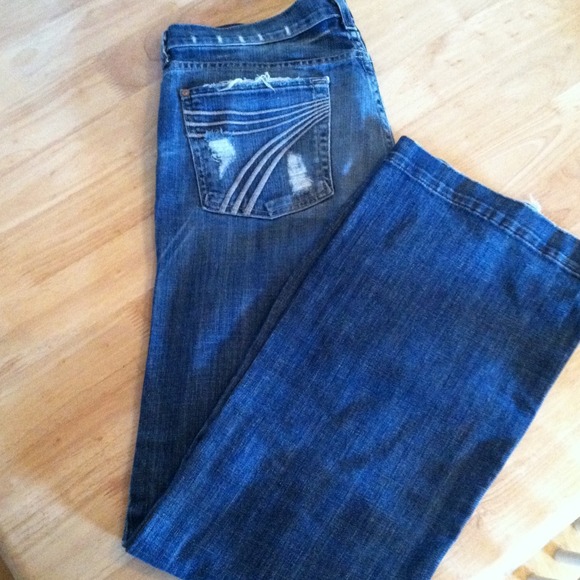 7 For All Mankind Dojo Distressed Jeans