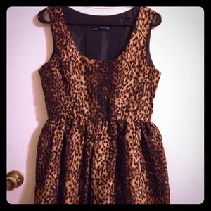 Bundle! Leopard dress and striped dress