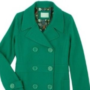 Emerald green peacoat
