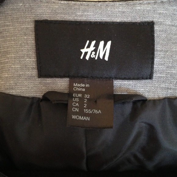 🙅DONATED🙅Grey jacket w/ black detail - Picture 2 of 4