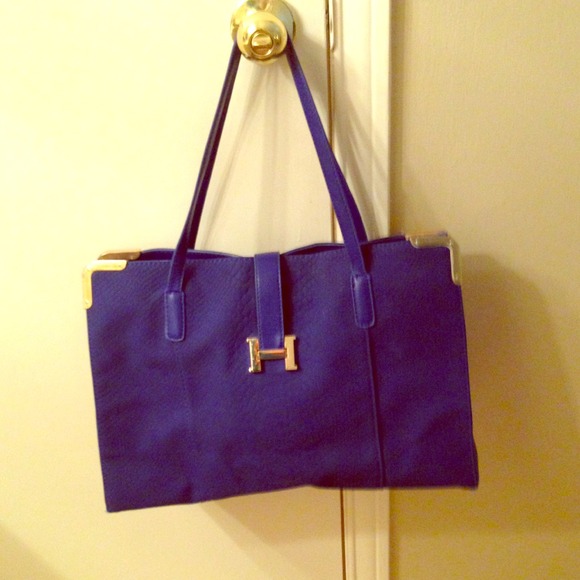 Handbags - Large cobalt H bag