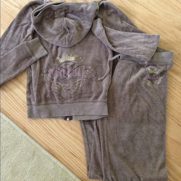 Juicy Couture suit and hollister jean bundle