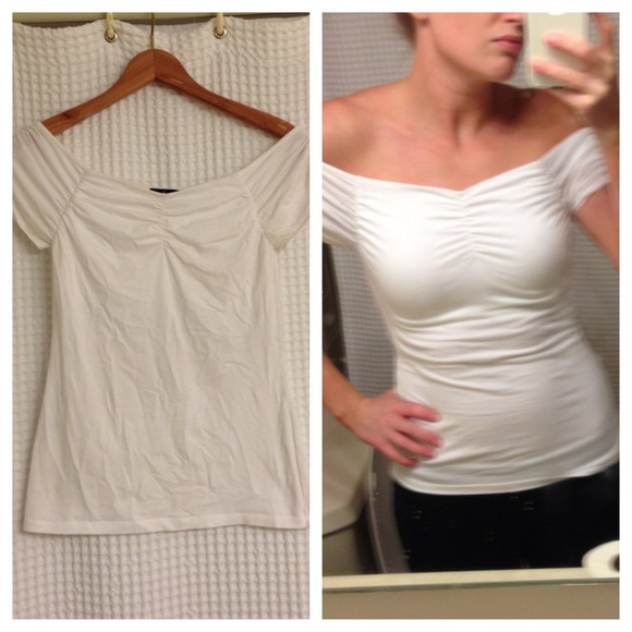Off the shoulder cotton top
