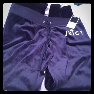 Sold on eBay  Navy blue Juicy Couture lounge pants