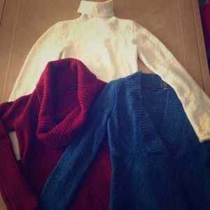 3 Victoria's Secret Boulce Sweaters - Never worn!