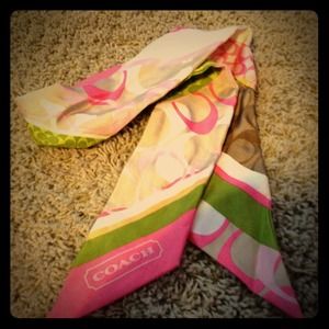 Silk coach scarf