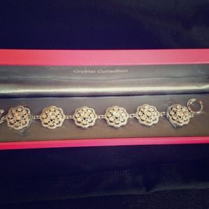 Crystal toggle bracelet vintage