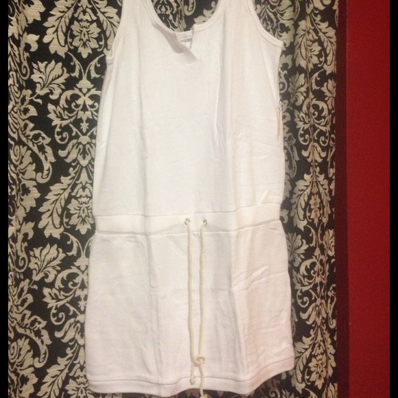 White bathing suit cover up or dress