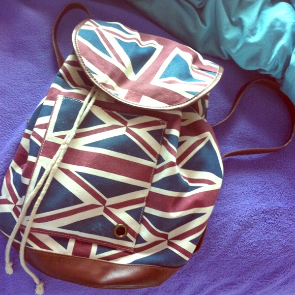 British flag backpack