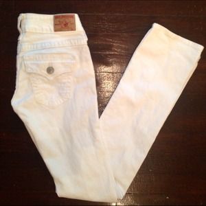 True Religion White Billy Jean