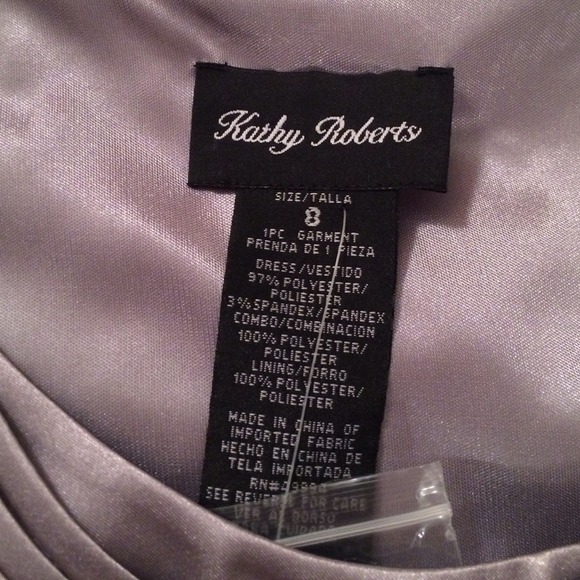 **sold** Nwt Kathy Roberts silver sequin dress - Picture 3 of 4