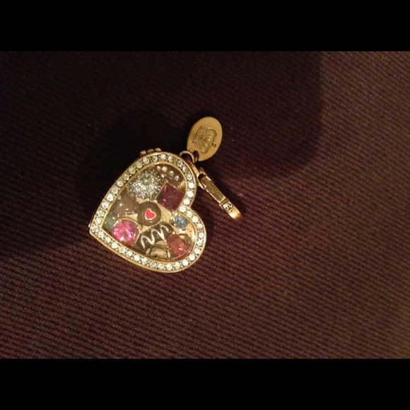 Juicy couture open heart charm