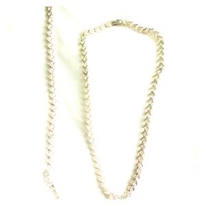 Necklace and bracelet