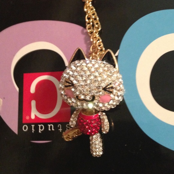 Kitty necklace from NYC it's sassy and cute