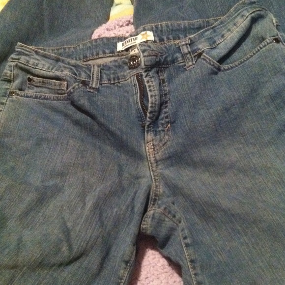 denim jeans ! size 8 . too big on me . never worn.
