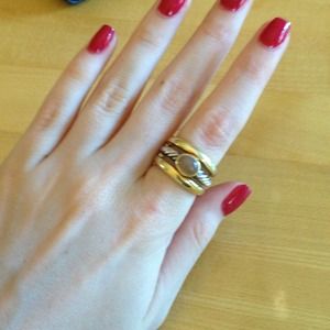 Silver David Yurman ring