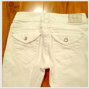 True Religion white jeans