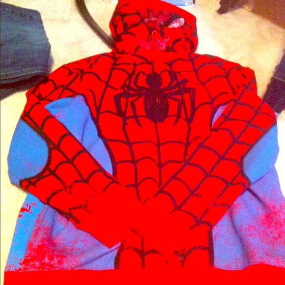 ⬇️️Boys size Xl marvel comics Spider-Man hoodie!