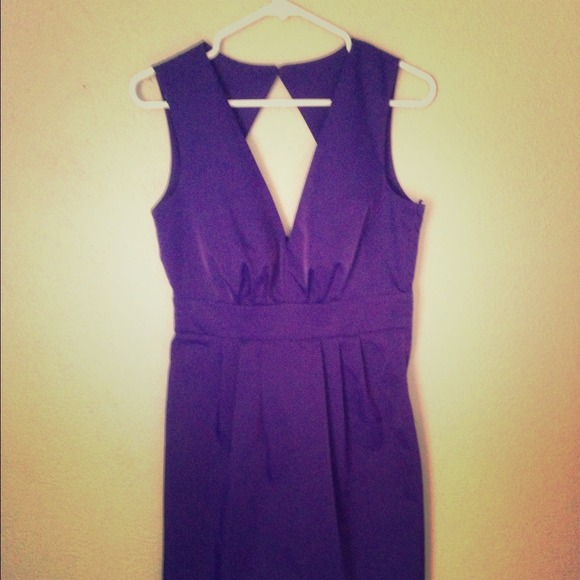 Purple going out dress from H&M.