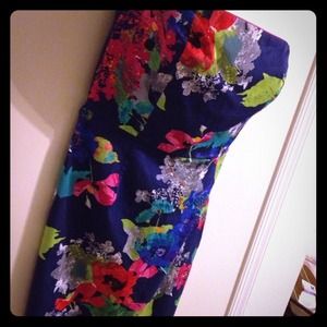 Colorful floral nice dress