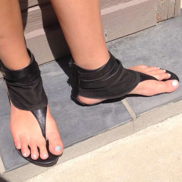 Black sandals