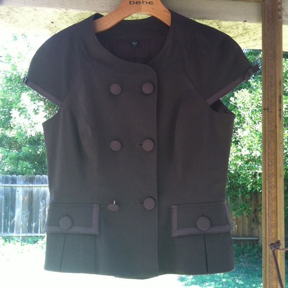 Chocolate Short Waist Jacket - Picture 1 of 2