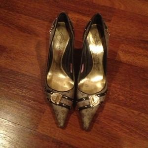 used pair of size 7 baby phat heels