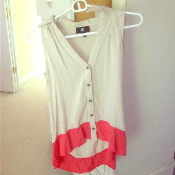 High low pink and beige XS