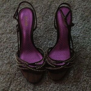 👡Brown & Gold Dressy Sandal!👡