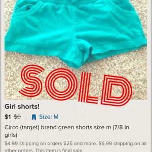 Girl shorts!
