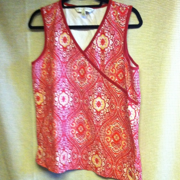📦SOLD***529. Tommy Hilfiger Wrap Front Tank