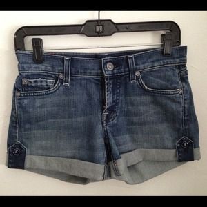 7 For All Mankind Jeans Cuffed Shorts
