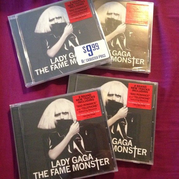Lady Gaga The Fame Monster cd's lot of 4