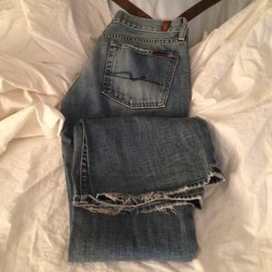 7 for all mankind flare jeans