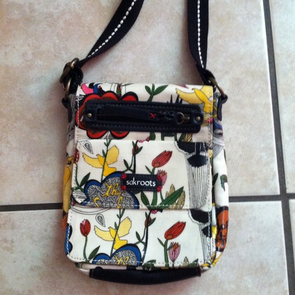 Sakroots Peace print small flap messenger REDUCED!