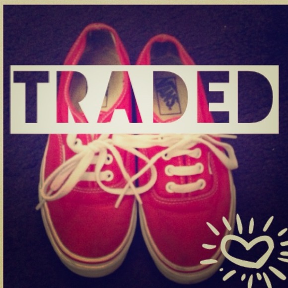 💥💥trade Vans for cara.