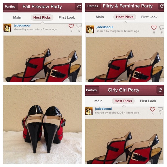 Sold!💥Host pick X3💥red and black heels - Picture 3 of 4