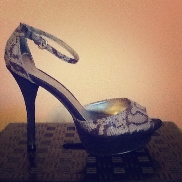 Snakeskin Heels