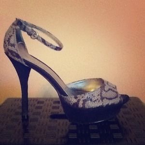 Snakeskin Heels
