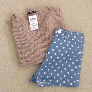 RESERVED polka dot shorts from Brandy Melville