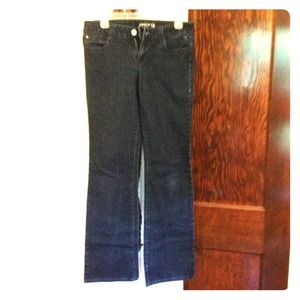 Dark boot cut  jeans